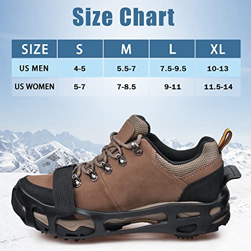 Jshanmei 24CHIBLUEL Ice Cleats Snow Traction Cleats thumb #1
