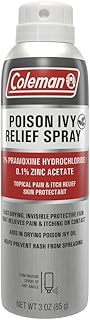 Coleman Poison Ivy Relief Spray, Continuous Spray for Topical Pain and Itch Relief, 3oz