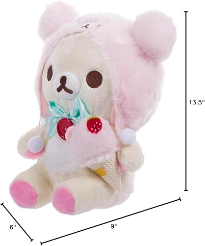 Miniatura 7 de Korilakkuma San-X Original Ice Cream Series - Peluche mediano de 13.5 pulgadas