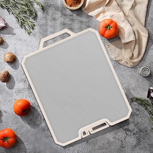 Planche à découper en acier inoxydable pour cuisine