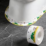 Waterproof Toilet Caulking Strip 1.5m, Bathroom Caulk Tape for Toilet Base Sealing, Sink Wall Gap Filler, Renter Friendly Bathroom Makeover Accessory