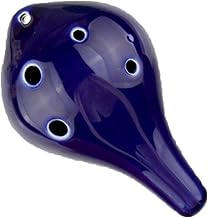 6 buracos Ocarina Long-mouth Small Ocarina Alto C Tone Ocarina Ceramic Ocarina 4 Cores Para Iniciantes Amantes De Música