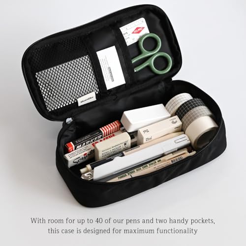 Image of Monolike Archive 247 Standard E1 Pen Case, Sky - Pencil Pouch, Portable Pencil Bag, Pencil Case, Office Pouch case