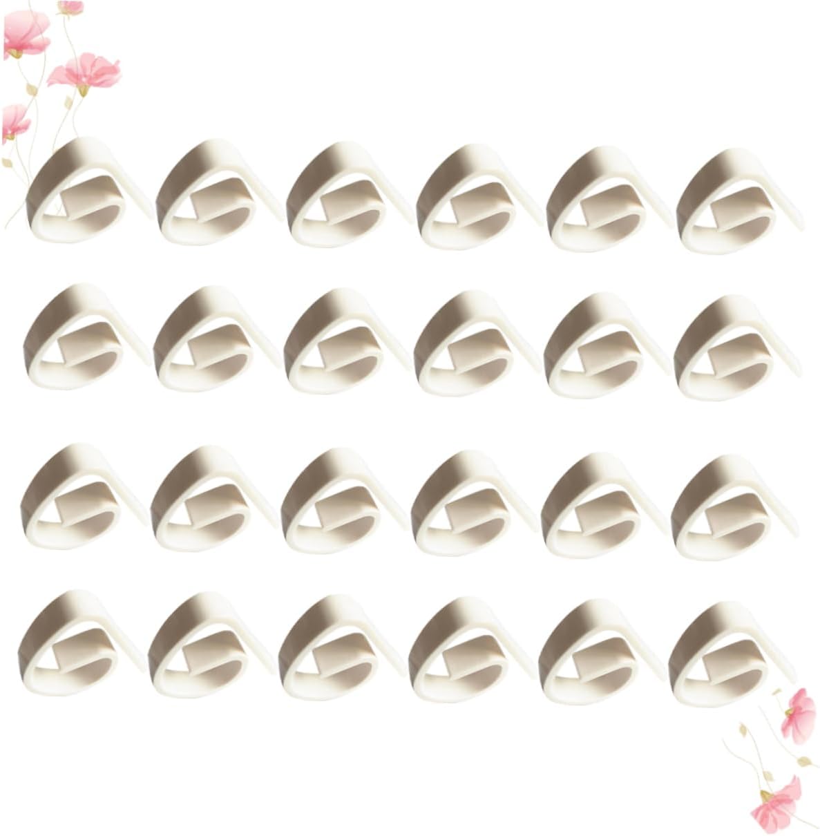 MAGICLULU 72pcs Strong Tablecloth Holders Plastic Clips for Windproof Table Cover Stability
