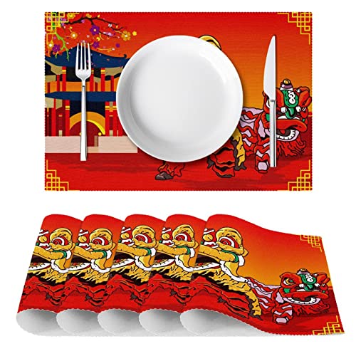 Sets de table traditionnels Oxford pour décoration de cuisine chaleureuse