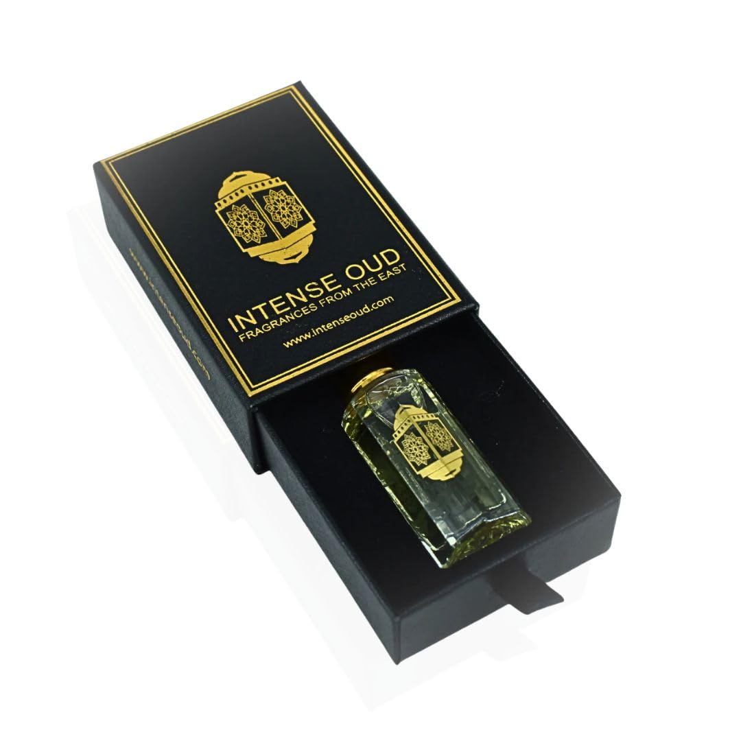 INTENSE OUD Emperor Arabian Perfume Oils for Women – 12ML (0.40 OZ) Concentrated Perfume Oil – Refreshing Citrus, Oceanic Sea Salt & Woody Musk Fragrance Oil – Valentines Day Gift With Black Box