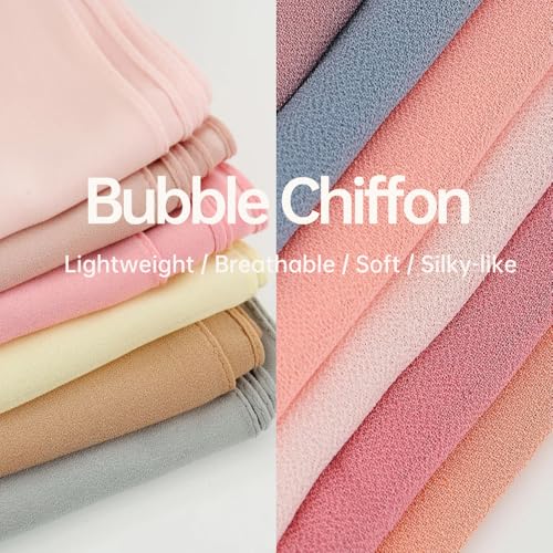 Chiffon Hijab for Women Sheer Shawl and Wraps for Wedding Bridal Scarves Summer Lightweight Sun-proof Scarf4