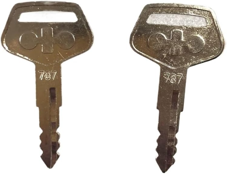 2PCS 787 Key for Dozer Loader Heavy Equipment TR261434