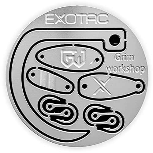 Exotac reelKIT Stackable Survival Tool Inserts, Transform Your xREEL Pocket Reel into a Food Procurement Kit, Choose from Gaff Fishing, Hunting, and Lure Sets, Made in The USA