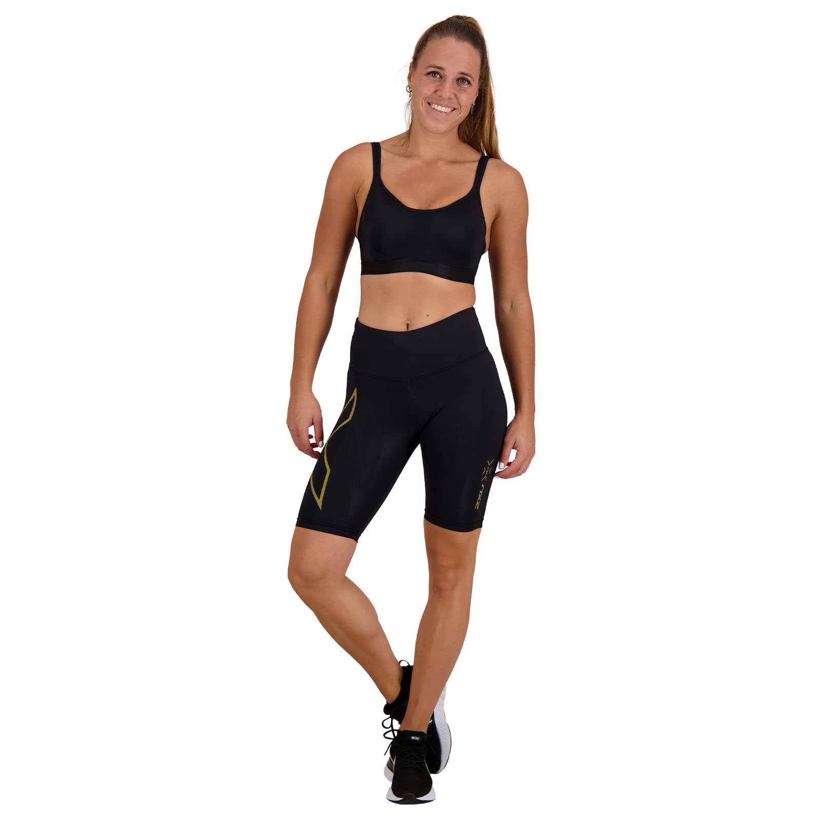 2XULight Speed Mid-Rise Compression Shorts