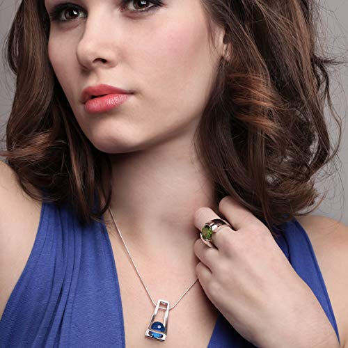 Pendentif tulipe en argent 925 cage porte-boule interchangeable 12 mm