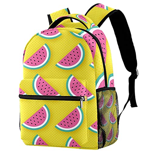 Sac à dos voyage pastèque jaune : fini les gourdes qui fuient