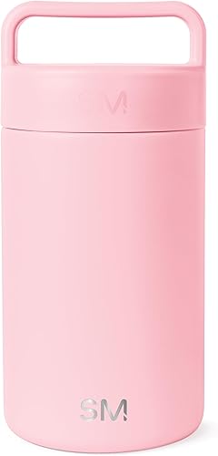 Simple Modern Tarro de comida para comida caliente  Reutilizable de acero inoxidable aislado al vacío a prueba de fugas, almacenamiento de almuerzo