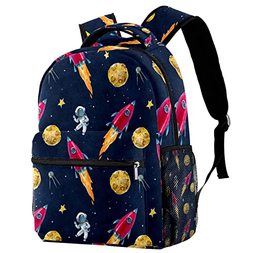 Sac à dos espace bleu pour l'école et le voyage des enfants