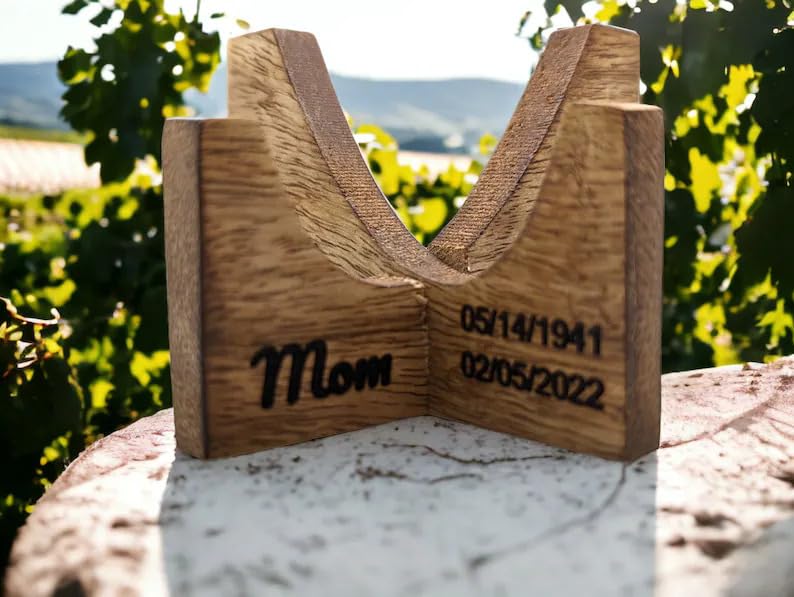 Heart Keepsake Stands-Wood-Small