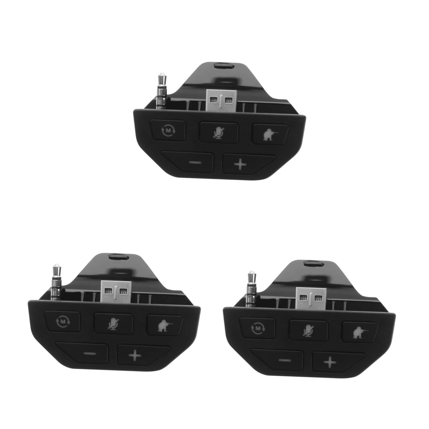 Angoily 3pièces Adaptateur Audio Stéréo pour Manette Casque Compatible avec Sonores Améliorés Et Jack