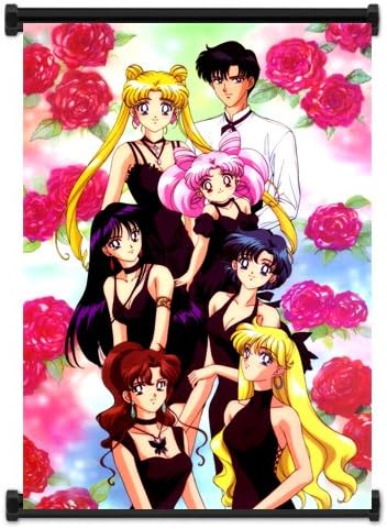 Sailor Moon Anime Fabric Wall Scroll Poster (16"x23") Inches