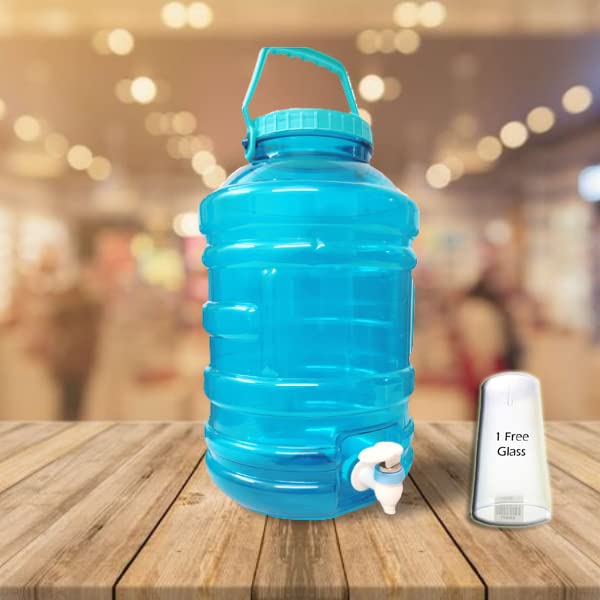 PureAction Plastic Water Dispenser Pump Jar Matka with Tap Manual