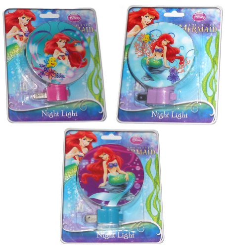 Disney The Little Mermaid Ariel Night Light-Assorted Styles and Colors