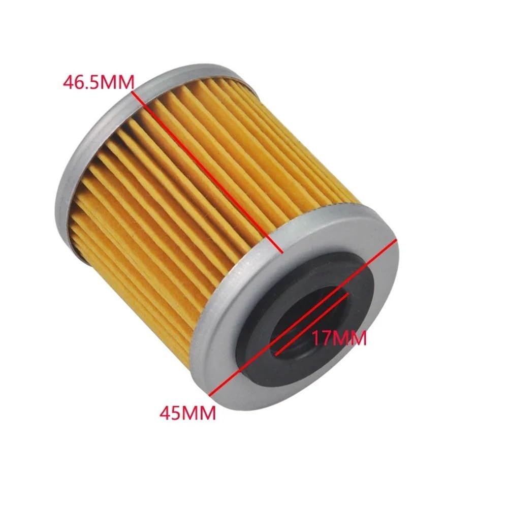 Motorrad-Ölfilter Passend für SM630 SMR630 SMS630 TE630 125GPR 125Senda 2009–2013 125 Mulhacen 125Terra 2007–2013 Ersatzteile(4Pcs)