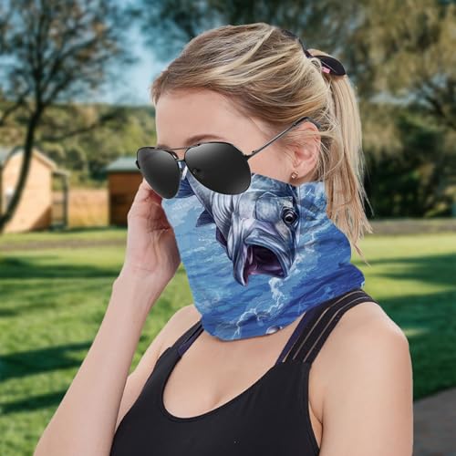 Fishing Series Cooling Neck Gaiter Face Mask Lightweight Sun Protection Multifunctional Headwear Cycling Hiking Fishing3