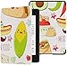 Étui pour la Toute Nouvelle Housse en Tissu résistant à l'eau Kindle Paperwhite (10e génération, Version 2018), Ensemble d'autocollants de Cuisine Mexicaine Mignons, étui pour Tablette Kawaii