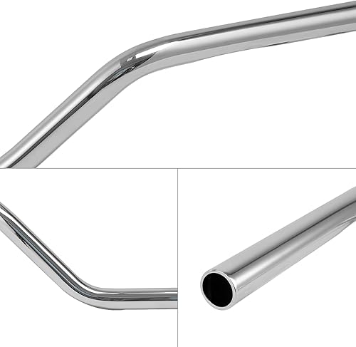 Miniatura 8 de TCT-MOTORPARTS Cromo 5 '' Rise Bar Ape Hanger Manillar 1 pulgadas 1 "0.984 in Ajuste Para Harley Softail Sportster 883 1200 XL Dyna Low Rider