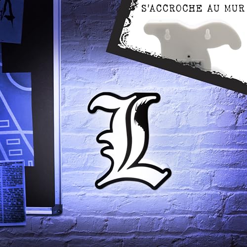 Abystyle, Lampada Death Note L, Lampada Led, Plastica, 21 Cm - 9