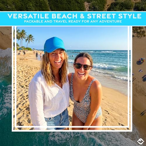 Image of Funky Junque Foam Trucker Hat, Trucker Hats for Women & Men - Blank Adjustable Snapback Mesh Back Baseball Cap