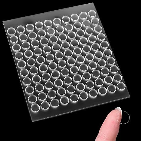 300PCS Transparent Double-Sided Adhesive Dots, Strong Traceless Sticky Tack for Posters, Photos, Home Office, Festival & Party Decorations
