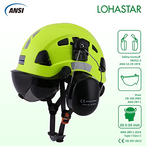 Casco de seguridad con visor y protección auditiva miniatura 2