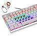 immagine 3TKL Tastiera meccanica da gioco, Outemu Brown Interruttore Rainbow Led Retroilluminato, E-Element Z-77 Pannello in alluminio 87 Tasti Compact US-Layout Tastiera per PC Gamer Typist