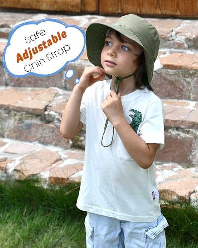 image for FURTALK Baby Sun Hat Toddler Boys Girls Bucket Hat for Kids 0-5 Years 
