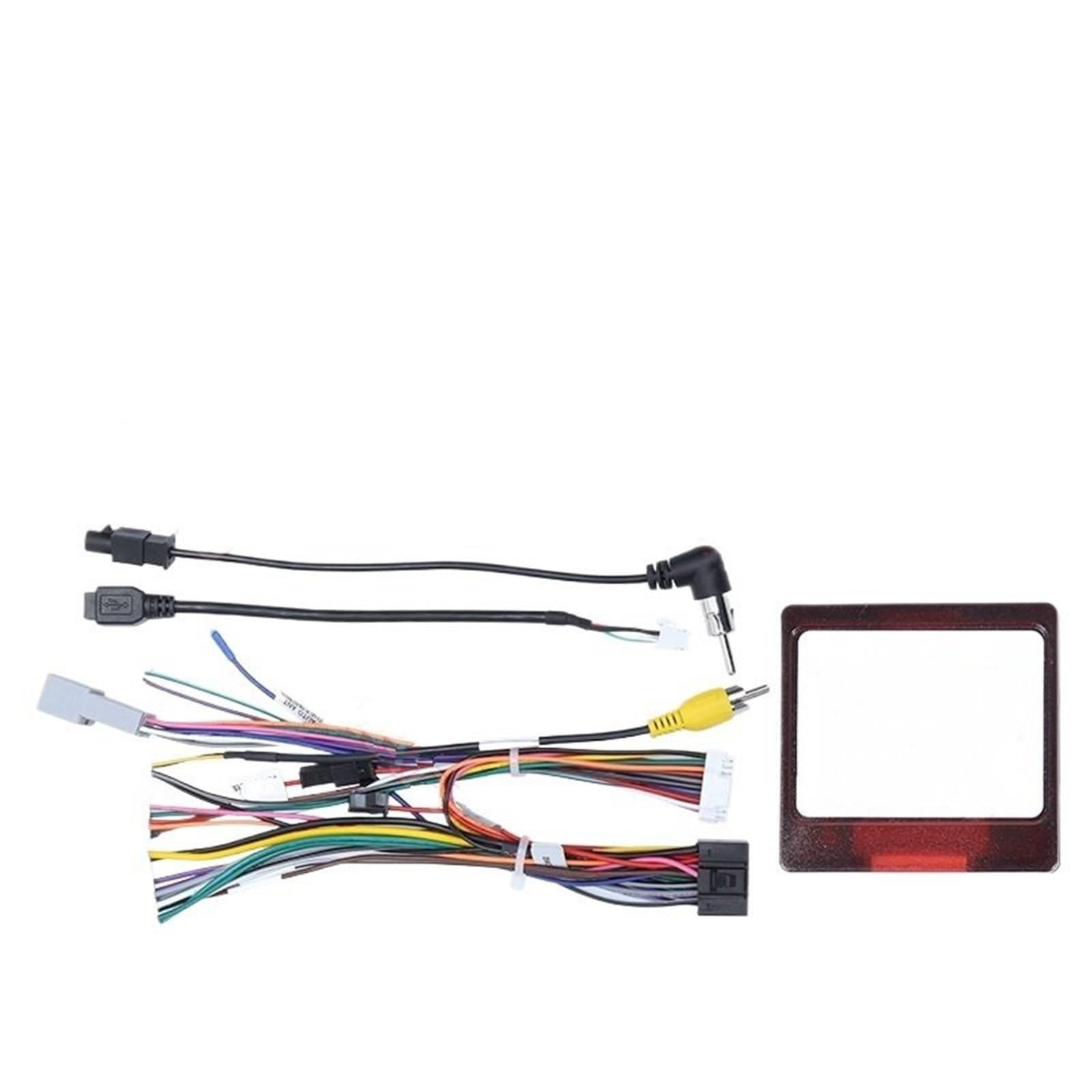 GAUBXCT Car Radio Frame Kit Fit For RENAULT CLIO 10.1INCH Car Dvd Radio Android Host Speaker Decoder Fasica Frame Radio Panel Car In-Dash Frames(13-15 Cable canbus)