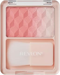 Revlon Blush Duo 002 Sienna (Color Image: Healthy Milky Coral) Teak Highlighter Face Color 4.3g