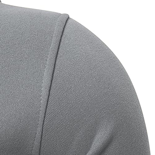 Pull de Noël homme gris grande taille XXXL avec capuche confortable