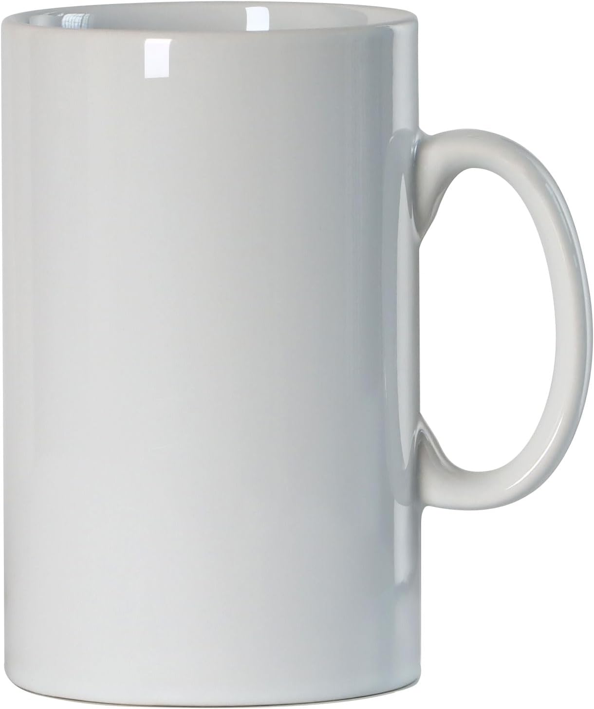 28 OZ Extra Large Ceramic Coffee Mug, M018 Classic Porcelain Boss Super Big Tea Cup with Handle for Office and Home, White