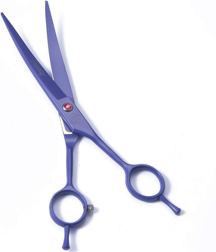 Moontay Dog Grooming Scissors Set Professional, 7 Inch Pet Grooming Scissors, 8 in 1 Straight, Curved, Thinning - Image 4