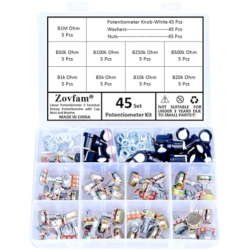 Kit de potentiomètre linéaire à 3 bornes pour un réglage précis du signal électrique