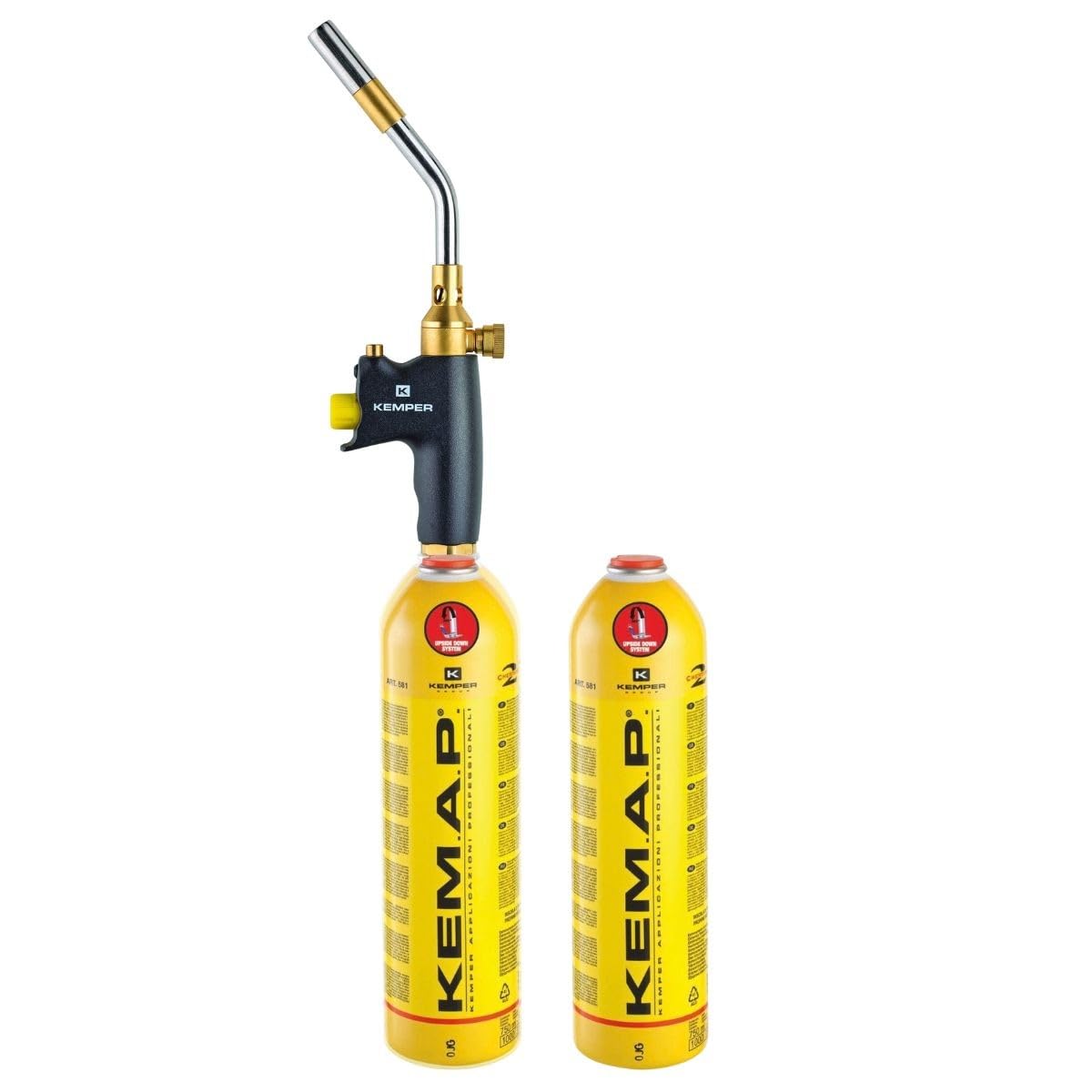 Valigetta Cannello lampada saldatura professionale + 2 bombole gas kemap