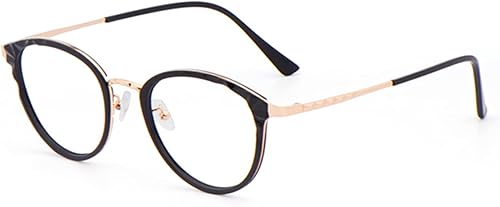 NWB Anteojos de lectura bifocales progresivos con bloqueo de luz azul para mujer, marco de metal, bisagras de resorte, antifatiga ocular