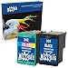 Produktbild RINKLEE Wiederaufbereitete Tintenpatrone für HP 336 342 kompatibel mit HP Photosmart 2570 2575 2710 8150 C3100 C3180 C4180 D5160 DeskJet 5440 5442 6310 Officejet 6315 PSC 1510 | 1 Schwarz, 1 Farbig