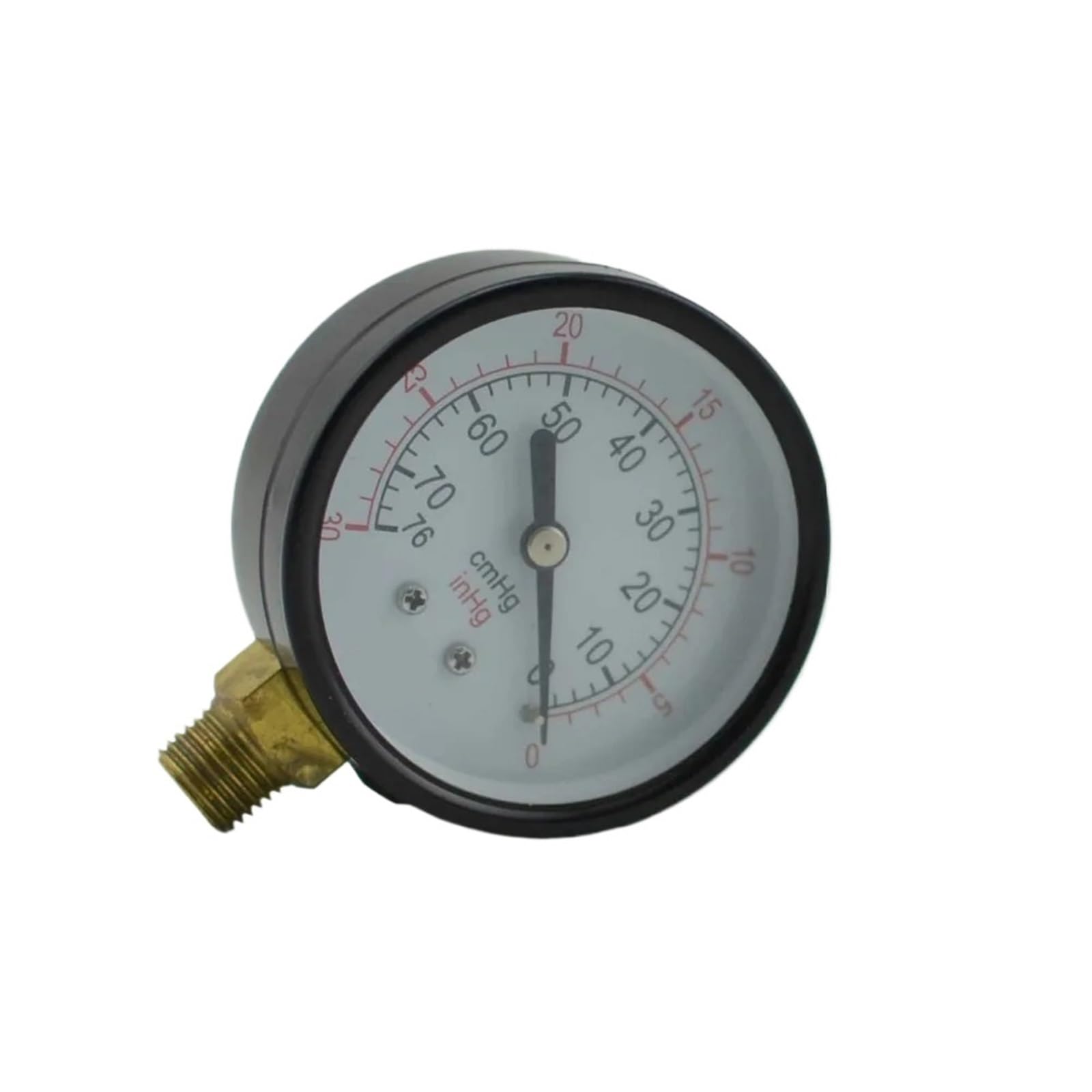 Manomètre de pression 2.5" 60mm en laiton avec raccord sec inférieur PT1/4 15 bar