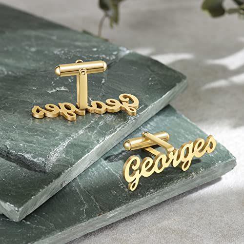 Juego de Mancuernillas Personalizadas para Hombre miniatura 5
