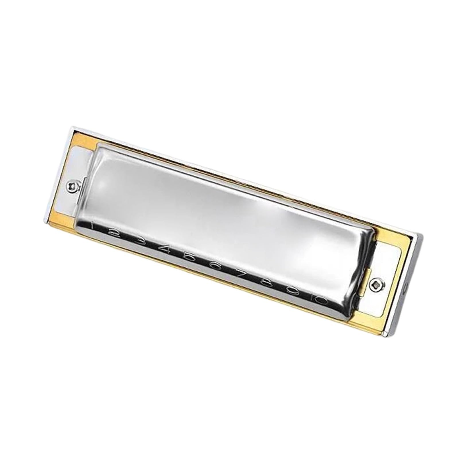 Harmonijka 10 Otworów 20-tonowa Harmonijka Diatoniczna Blues Harp Key Of C | 10 otworów 20-tonowy diatoniczny organ ustny Blues Harfa Klucz instrumentów muzycznych C