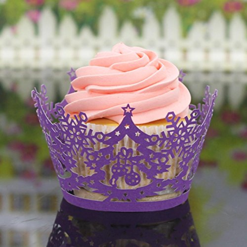 Wady Lot De 50 Decorations Pour Cupcakes Muffins En Dentelle De Papier Decoupe Laser Motif Papillons Dansants Patisserie Ustensiles A Patisserie Ampliarambientes Com Br