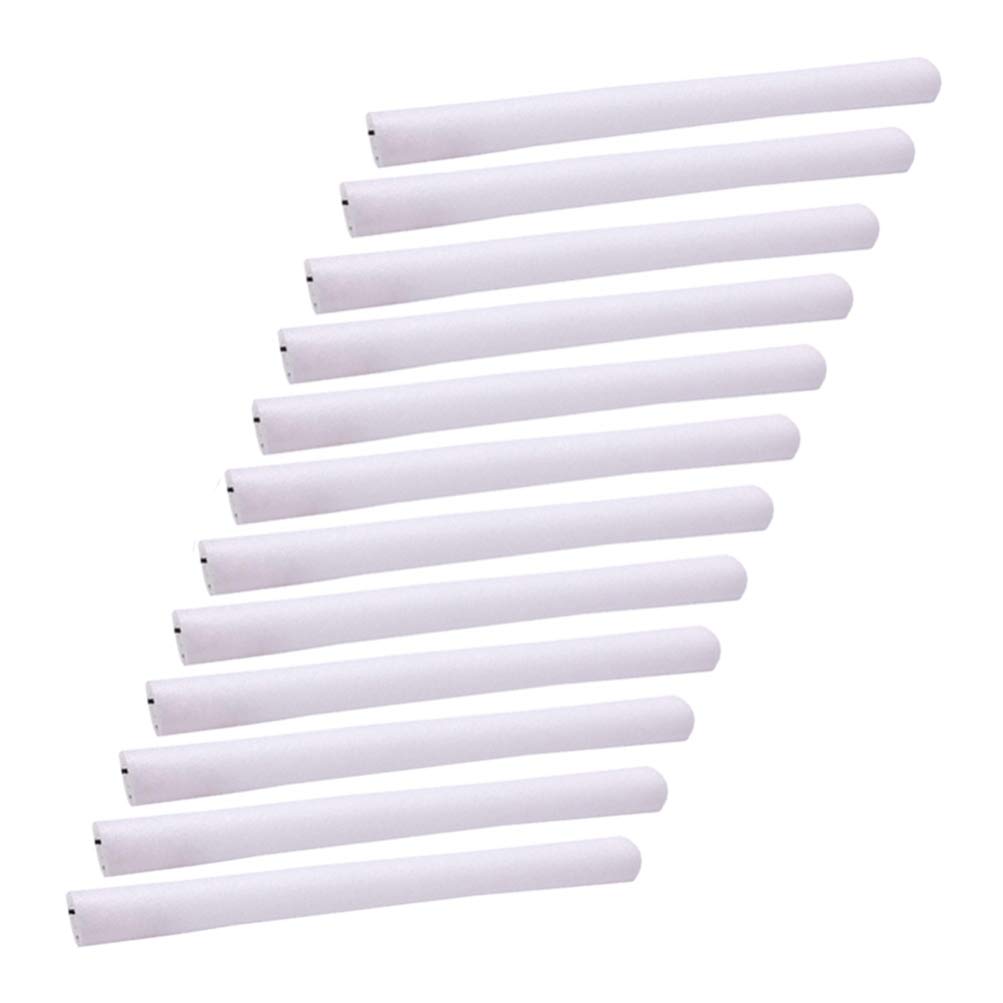 COOLBABY LED Foam Glow Sticks, 12Pcs Strobe Stick Light Up Sticks Colorful Flashing for Wedding Birthday Party Concert white CQK3013