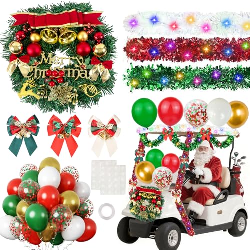 Golf Cart Decorations Kit Parade Golf Cart Decoration Kit (Christmas)