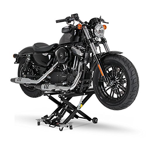 Ponte Sollevatore Moto XL Nero compatibile con moto custom