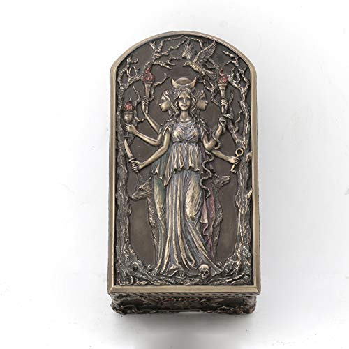 Veronese Design Hecate Triple Goddess Decorative Trinket Box #TOP3